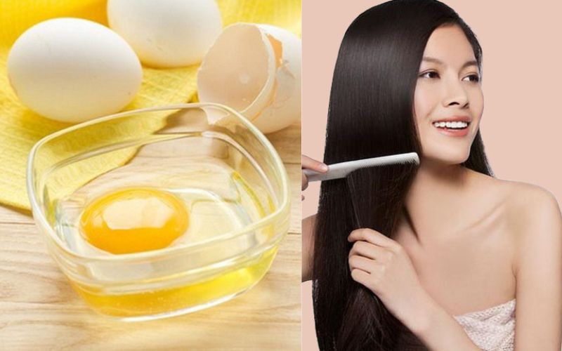 Trứng là một thực phẩm chăm sóc tóc dày mượt hiệu quả