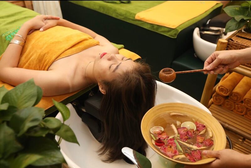 Gội đầu dưỡng sinh Hoa Mộc Tân An Spa